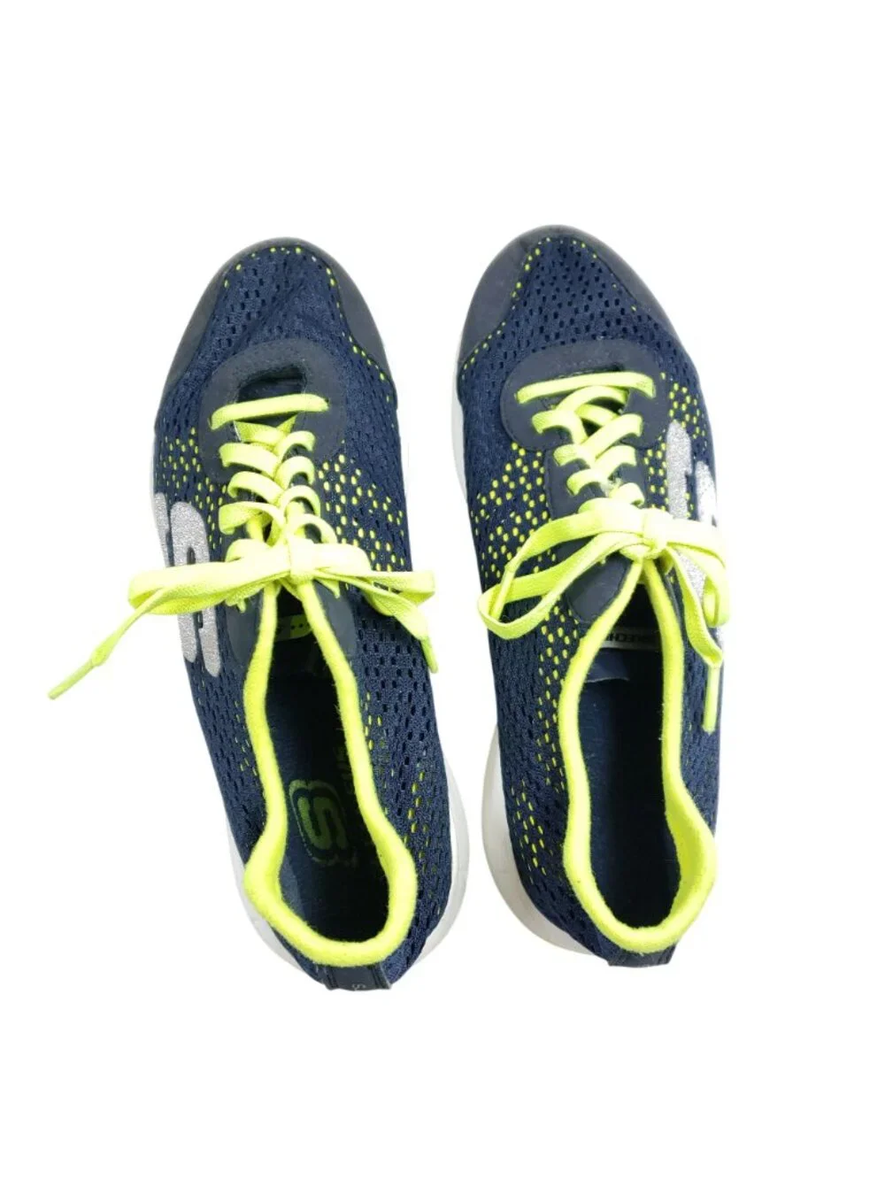Skechers Women's Size 7 Lightweight Mesh Running Shoes Blue